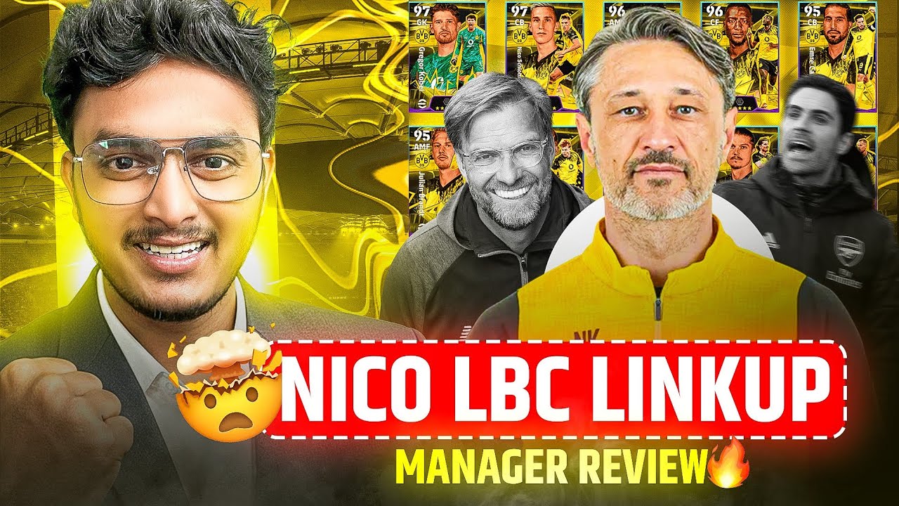 НОВЫЙ ОБЗОР МЕНЕДЖЕРА NICO LBC 🧠LINK-UP PLAY 🔥 + OUT WIDE LINK UP 🔥 ЛУЧШИЙ МЕНЕДЖЕР В ЭЛЕКТРОФУТБОЛЕ