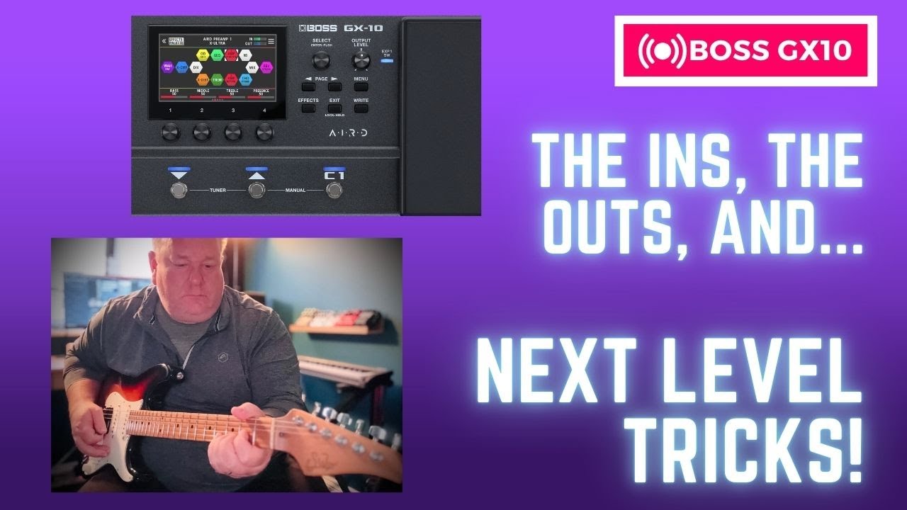 Boss GX10 - Input, Output, Advanced Dynamic Gate