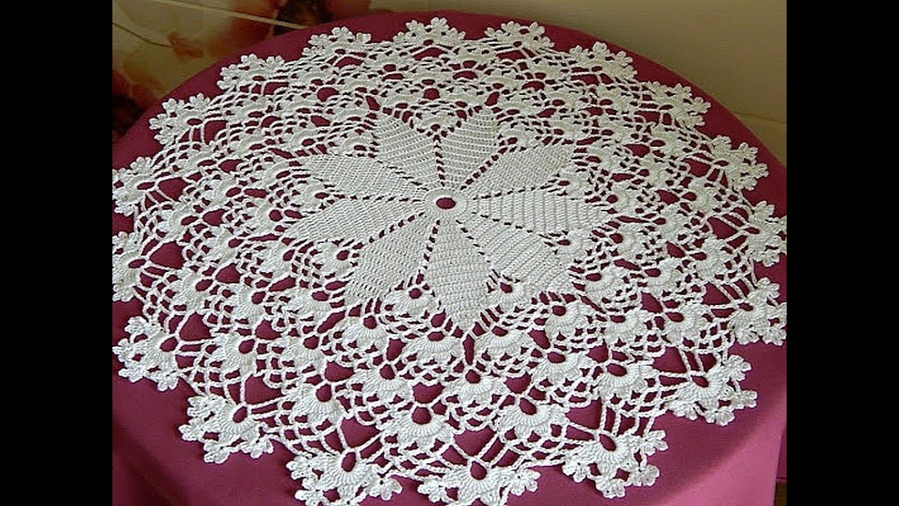 CROCHET  How to crochet doily tutorial 9-10 round part 3