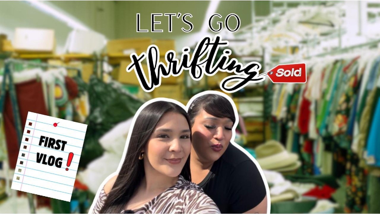 My Very First Vlog | Lets Go Thrifting!!