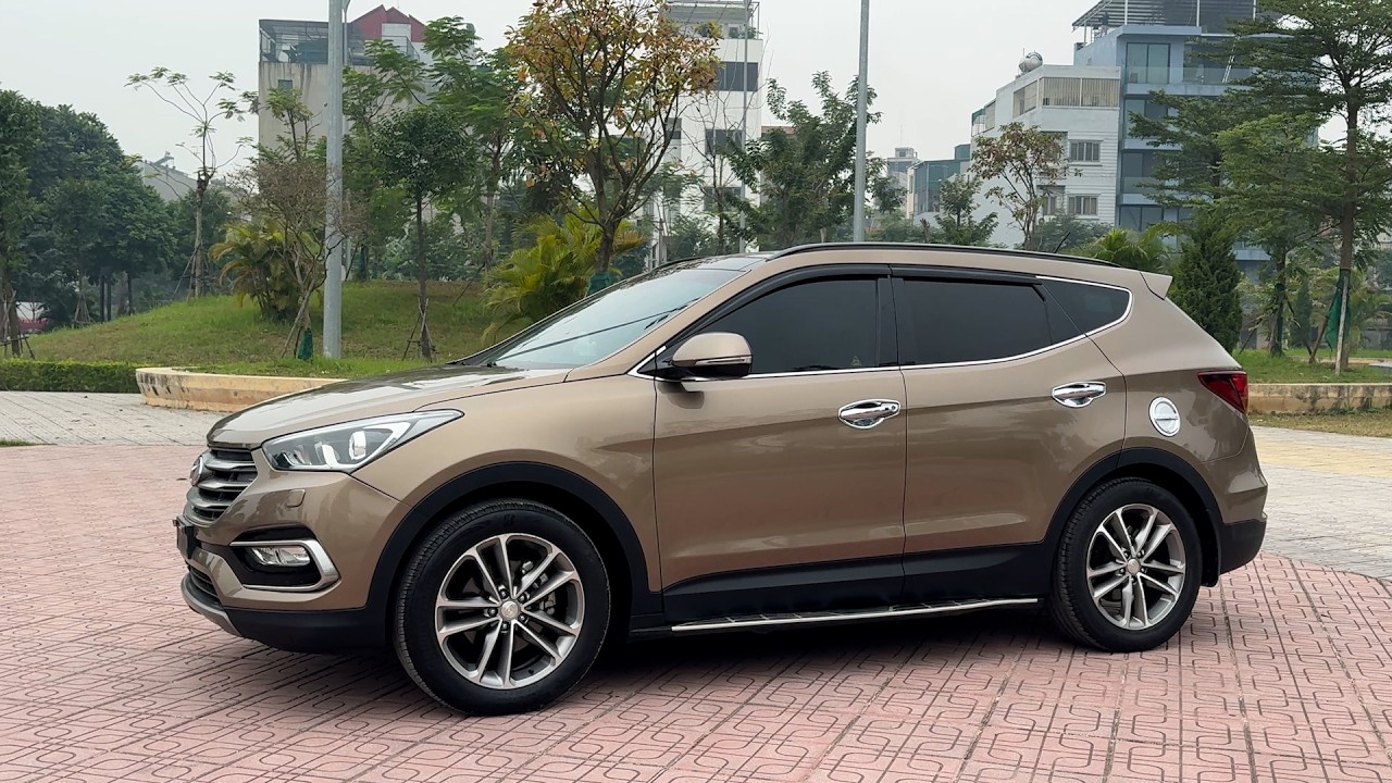 Hyundai SantaFe 2 4L 4WD 2018 Xe Ô tô Cũ 7 Chỗ Máy Xăng Bản Full