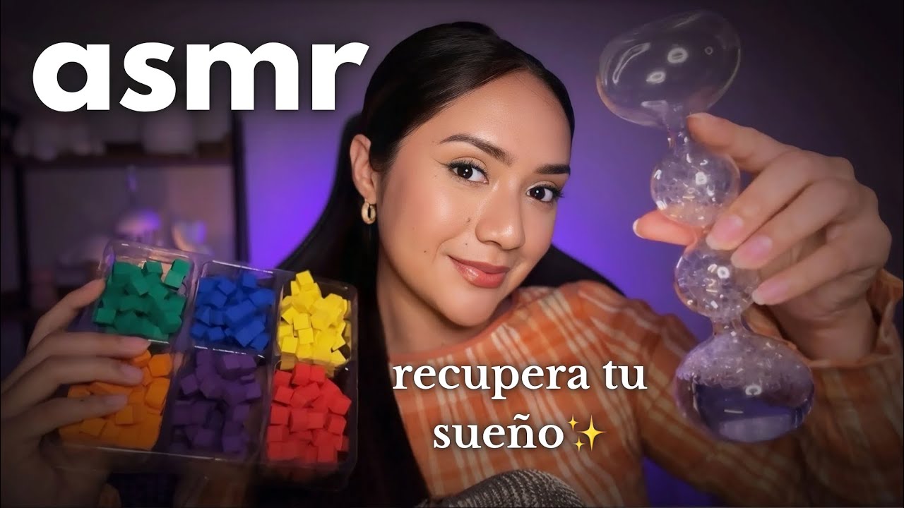 ASMR PARA DORMIR EN 5 MINUTOS / RECUPERA TU SUE&Ntilde;O CON SONIDOS MEGA RELAJANTES 