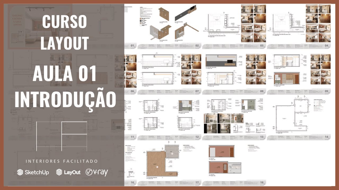 Curso LayOut - Caderno de Marcenaria - Aula 01 - Introdução