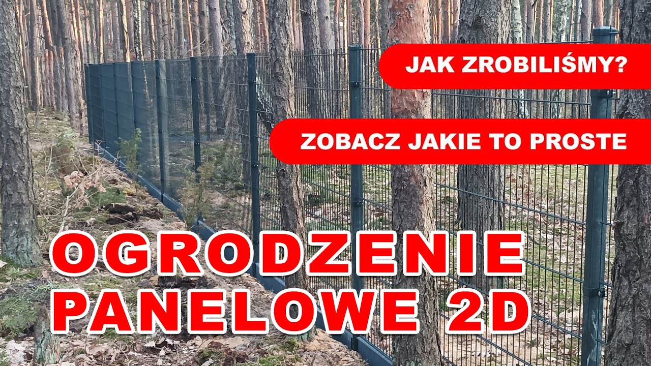 ⭐ Ogrodzenie panelowe 2D - Jak zrobiliśmy? ⭐