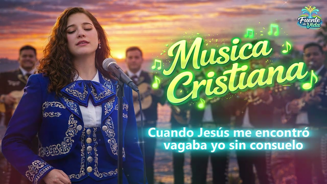 Cuando Jesus me encontro, vagaba yo sin consuelo. Cumbia Cristiana con Mariachi