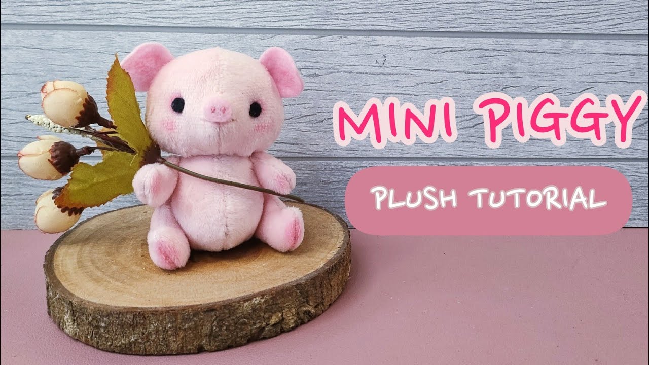 I Made a MINI PIGGY Plush! 🐷 So Easy for Beginners | Pattern Available 
