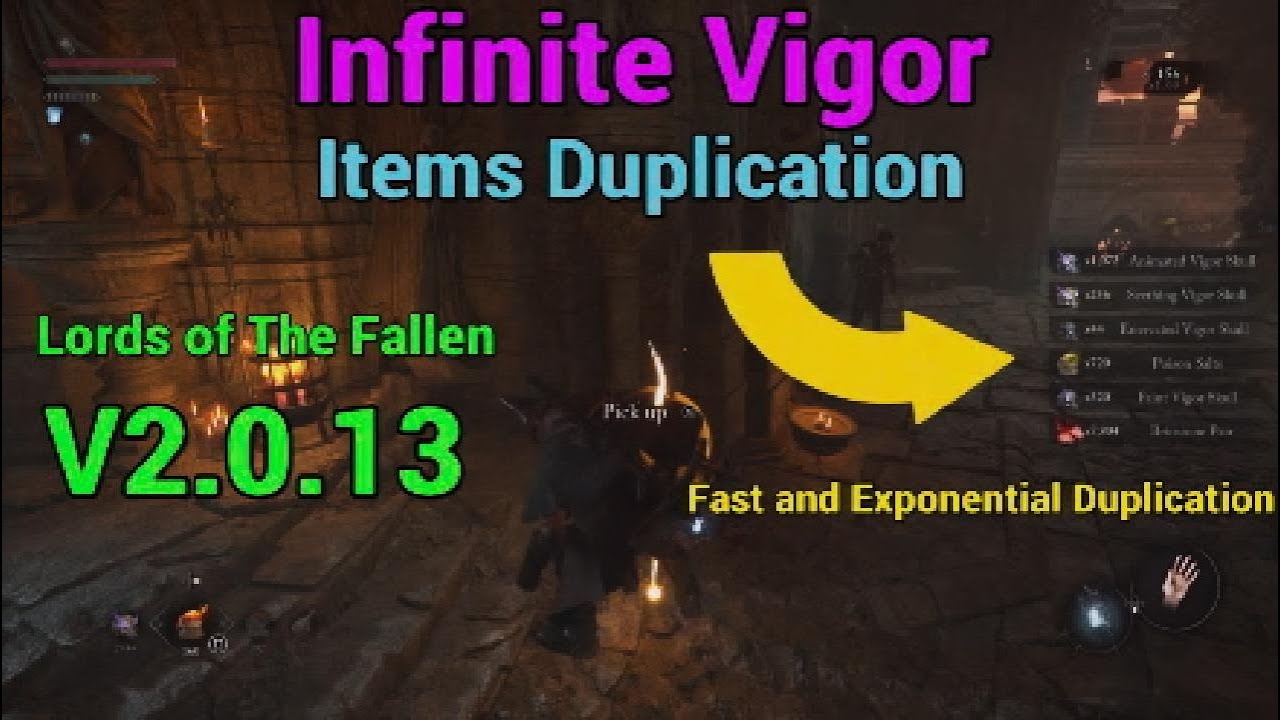 Lords Of The Fallen (Infinite Vigor + Item Duplication)