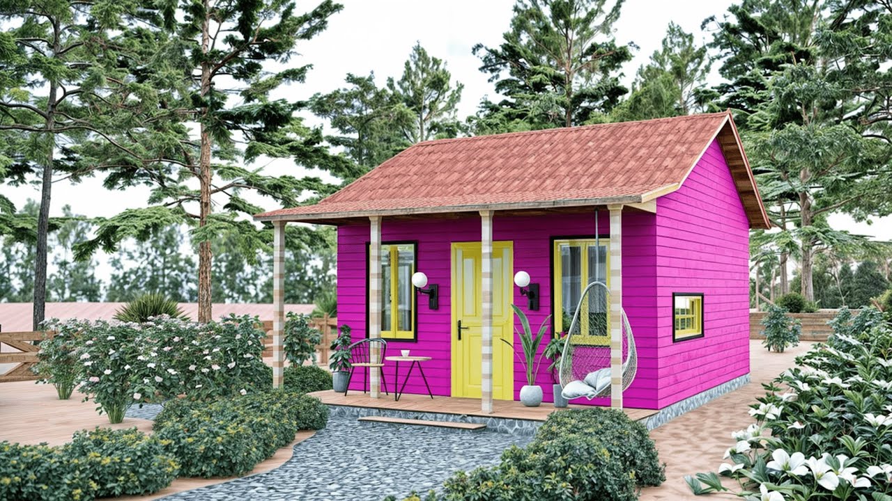 Cozy Small 322 SQFT House Design 16' x 20' ft with Free Floor Plan