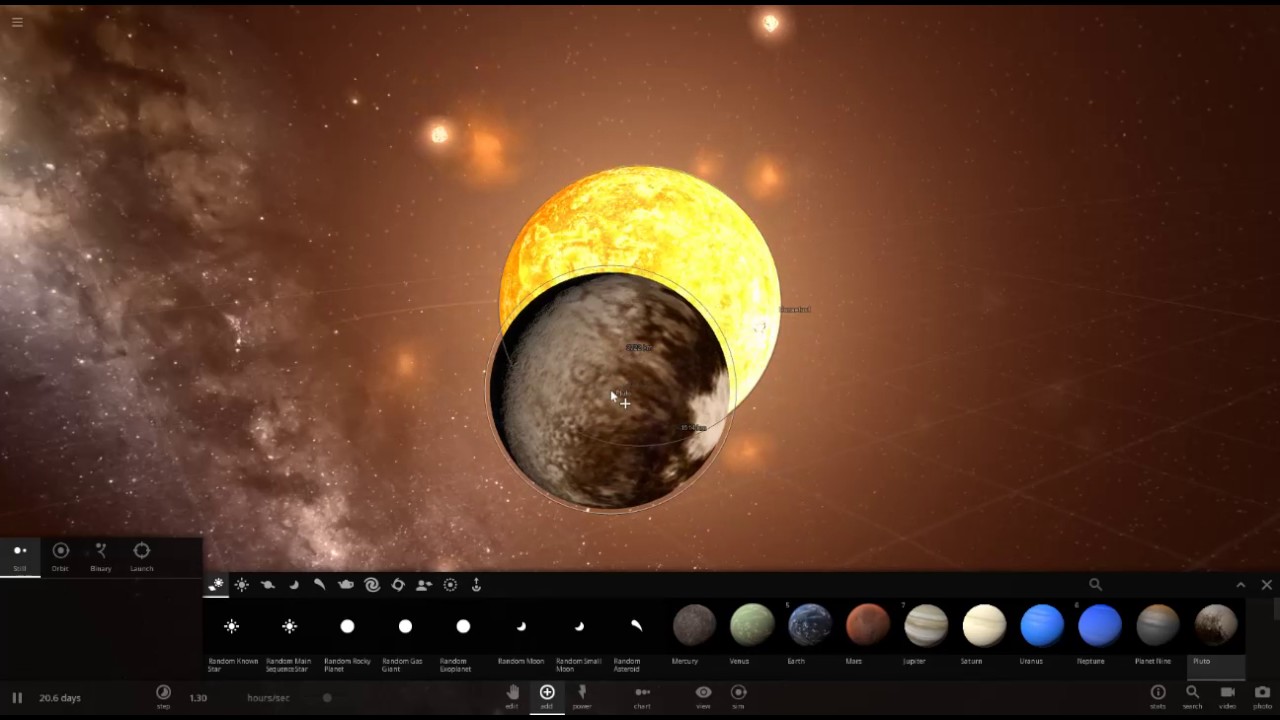 Universe Sandbox 2 Creations: Making my own planet w/ moons