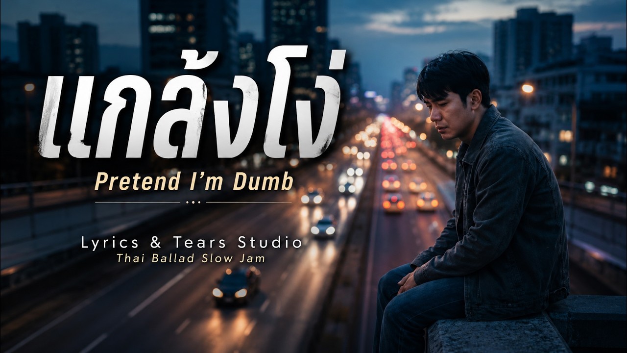 แกล้งโง่ (Pretend I&rsquo;m Dumb) - Lyrics & Tears Studio | Thai Ballad Slow Jam
