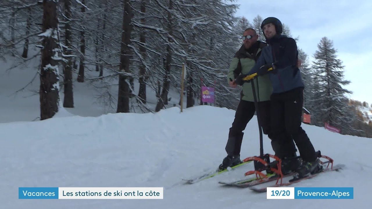 A Risoul, l'aventurier Julien Vedani atteint de sclérose en plaque redécouvre le ski