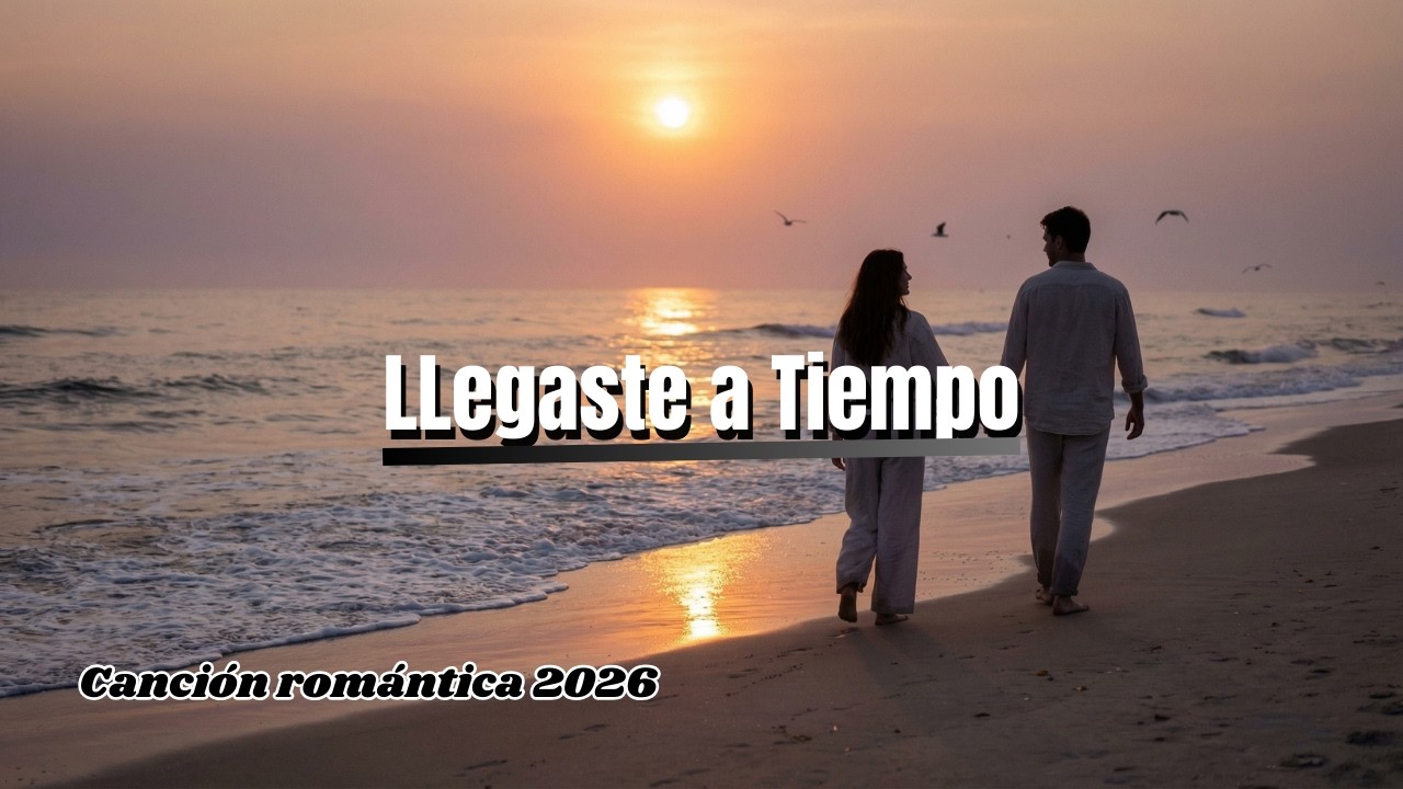 LLEGASTE A TIEMPO cancion para dedicar, #canciónparadedicar  #canciondeamor #baladasromanticas