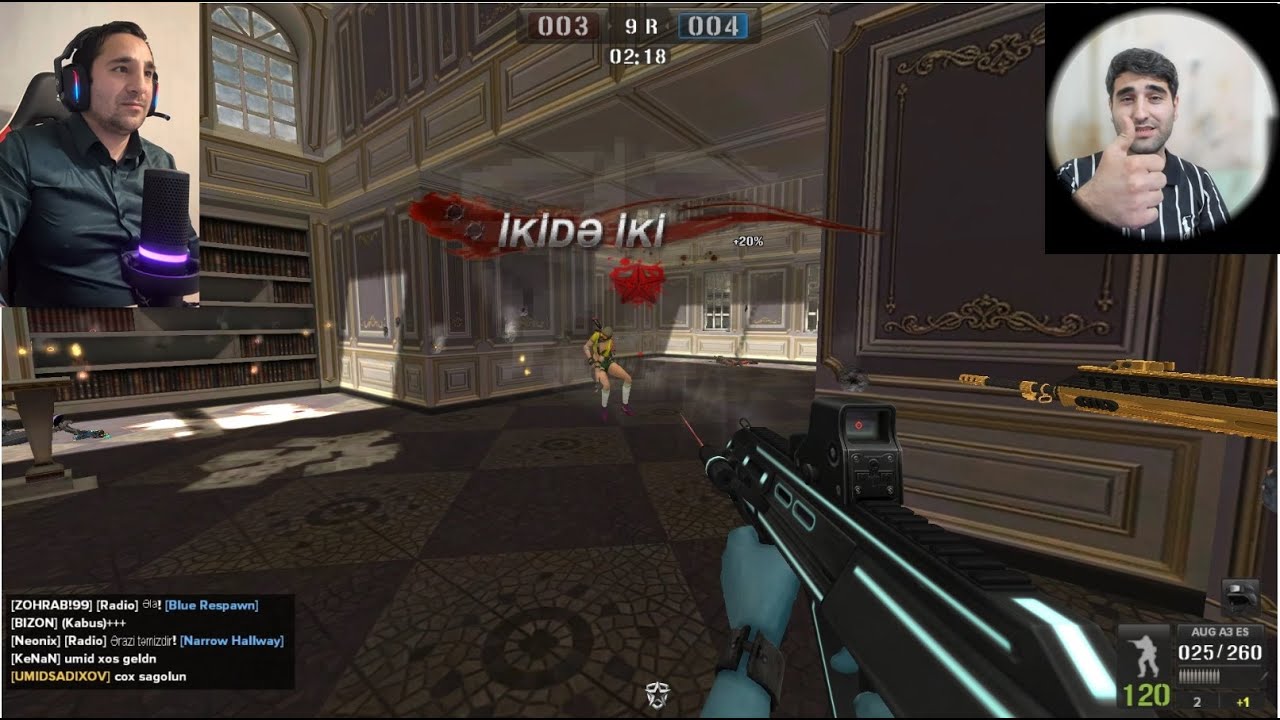 2Lİ FACECAM ÜMİD SADIXOV İLƏ AZƏRBAYCAN POİNT BLANK 240HZ