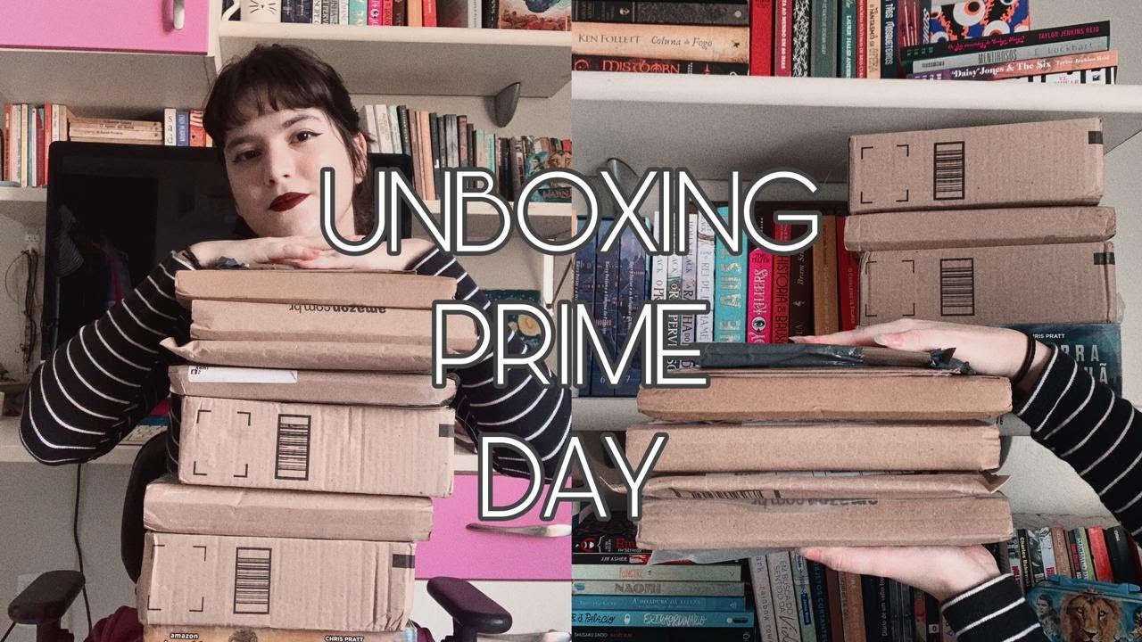 UNBOXING PRIME DAY (livros, mangás e post-it)
