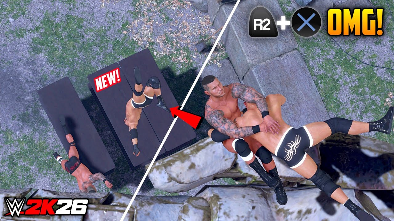 WWE 2K26 – Самые безумные экстремальные приемы и завершающие удары