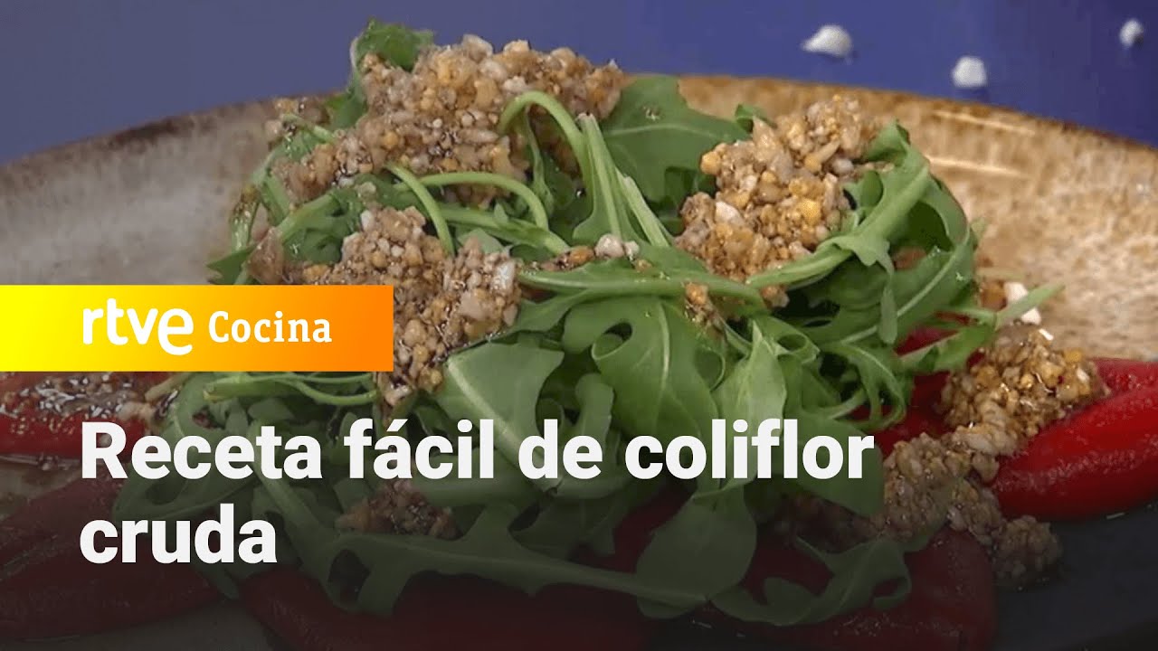 Receta fácil de coliflor cruda - Como Sapiens | RTVE Cocina
