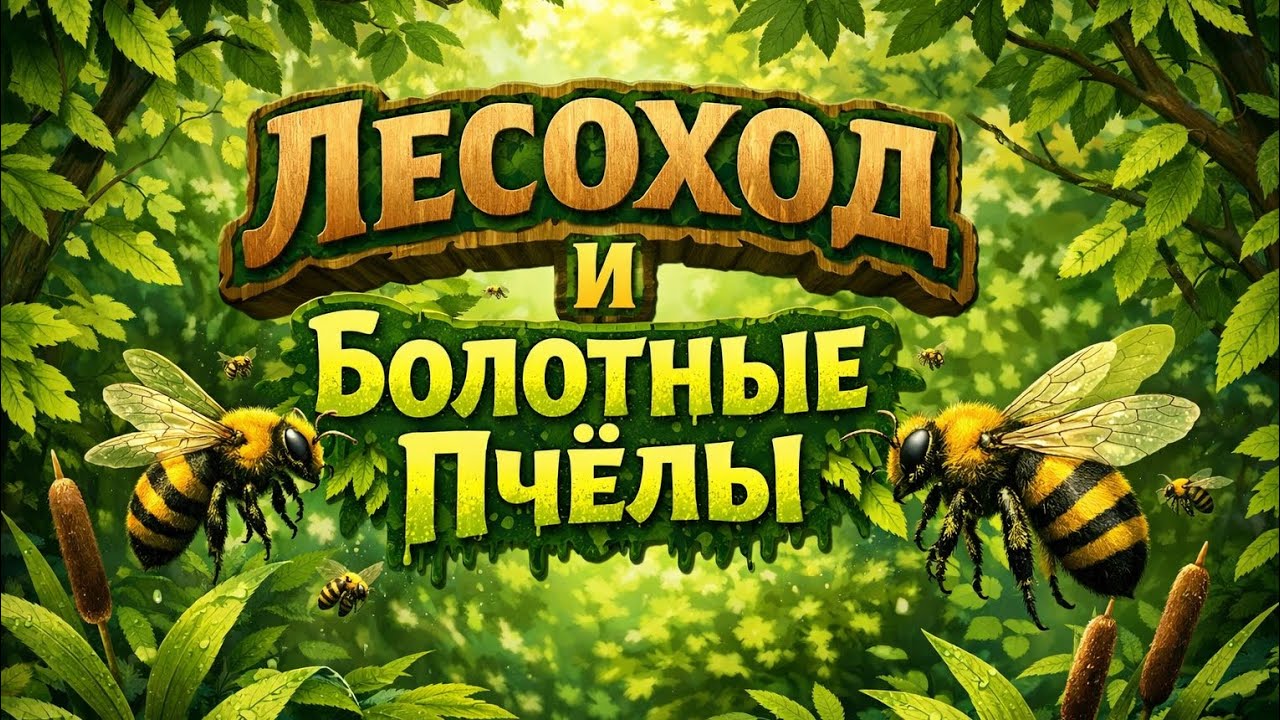 Пчелы в болоте 