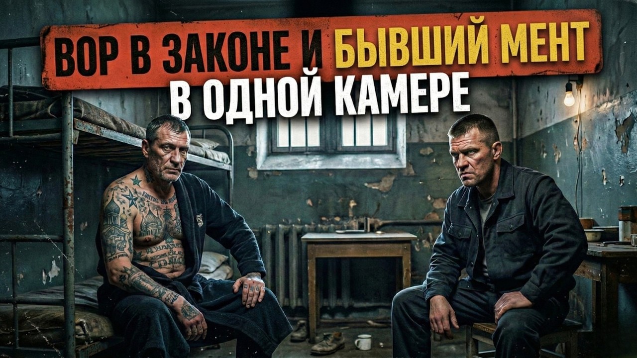 ЧТО БУДЕТ, ЕСЛИ ПОСАДИТЬ ВОРА В ЗАКОНЕ И БЫВШЕГО МЕНТА В ОДНУ КАМЕРУ? Два врага. Одна камера.