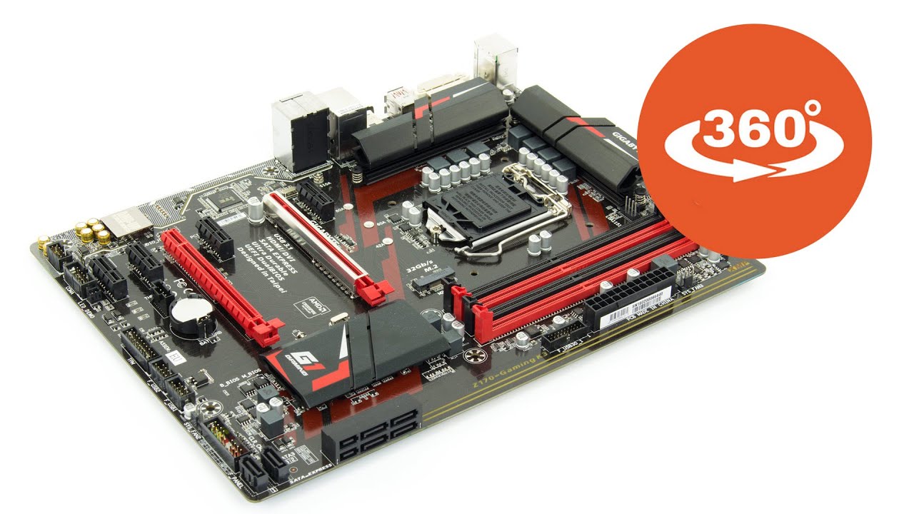 Gigabyte G170 Gaming K3 - 360 stopni