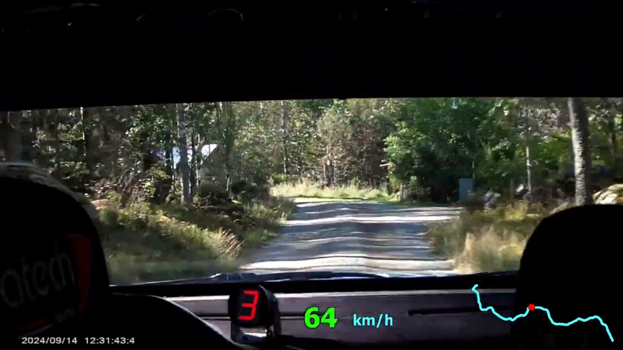 Rally Blekinge 2024 ss2, David Lindström
