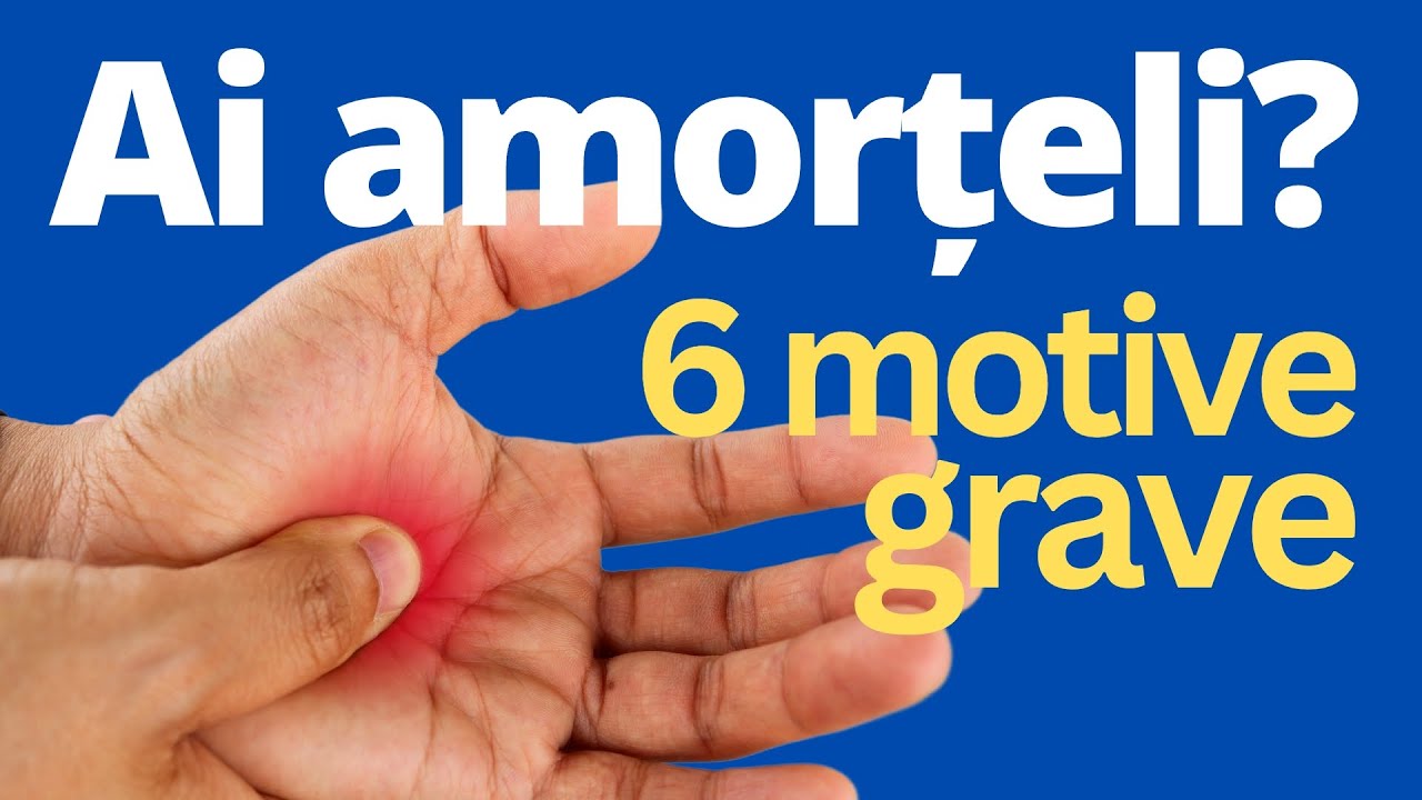 12 motive ALARMANTE pentru AMORȚEALA mâinilor și picioarelor