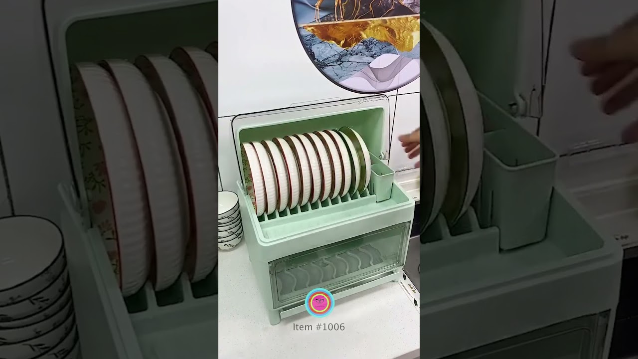 Dish Drying Rack | Dish Rack for Kitchen Counter | Durable Kitchen Drying Rack with a Cutlery Holder