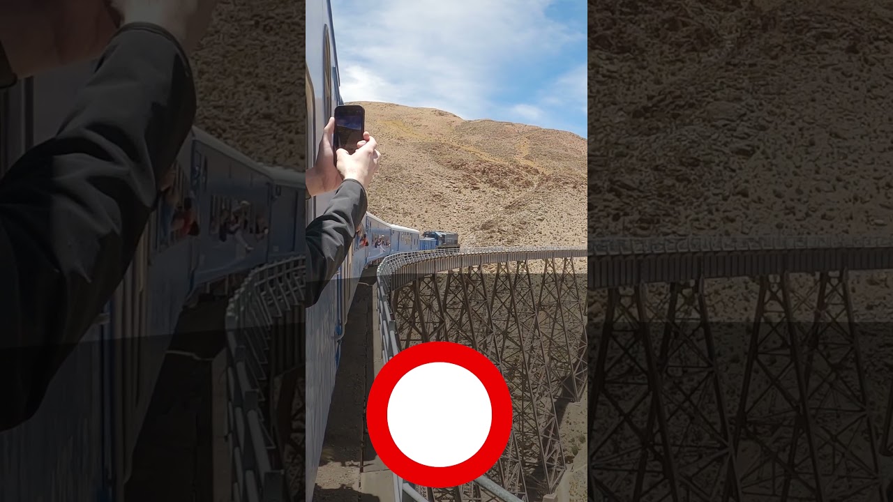 We take the Train to the clouds Tren a las Nubes Argentina #adventuretravel #trainjourney