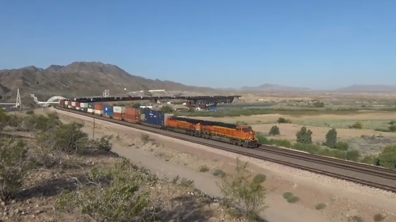 The BNSF Seligman Sub Winslow to Needles April 2024