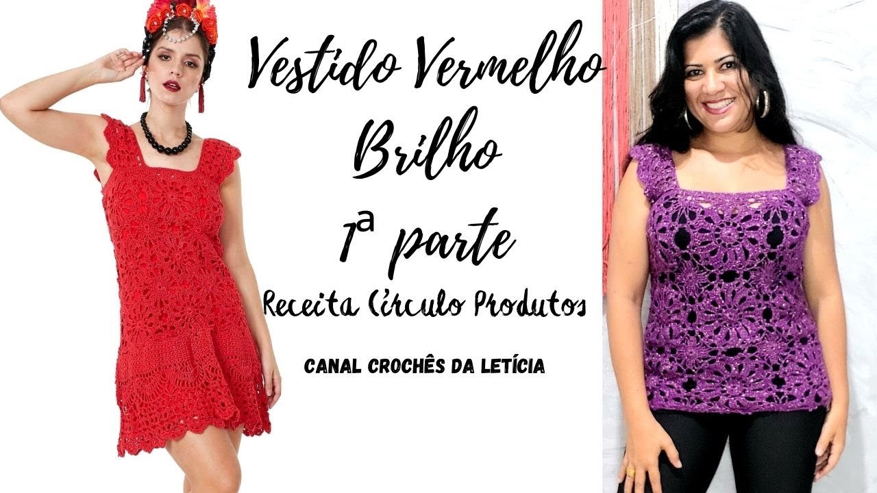 Vestido Vermelho Brilho da Círculo Produtos - 1ª parte