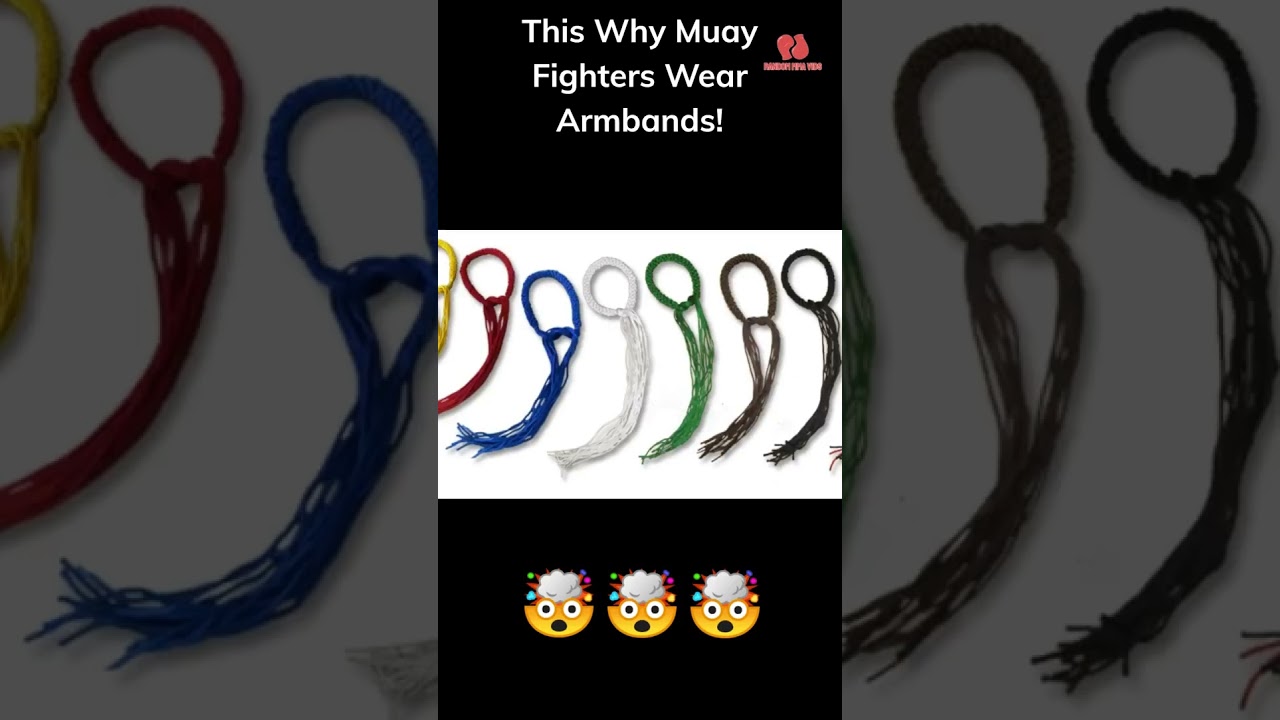 Why Muay Fighters Wear Armbands 😱😱😱 #shorts #muaythai #mma