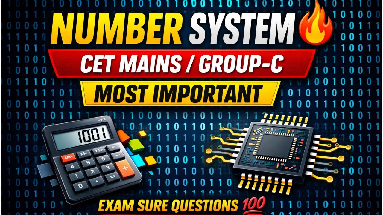 Number System 🔥 | Advance Computer | HSSC CET Mains / Group-C | Most Important Topic
