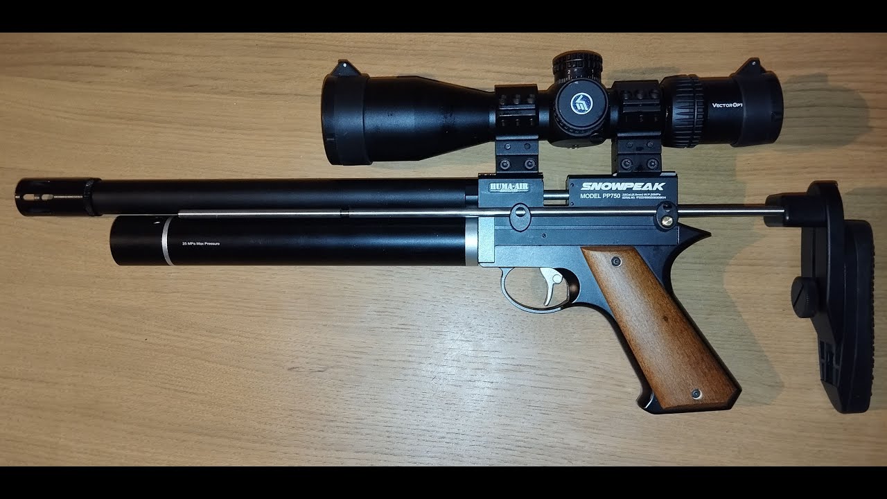 Snowpeak PP 750 - Calibre .22 - et Régulateur Huma-Air