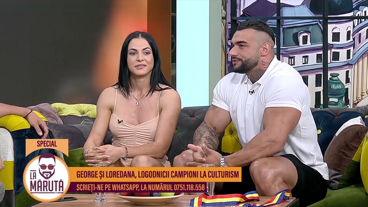 George și Loredana, logodnicii campioni la culturism