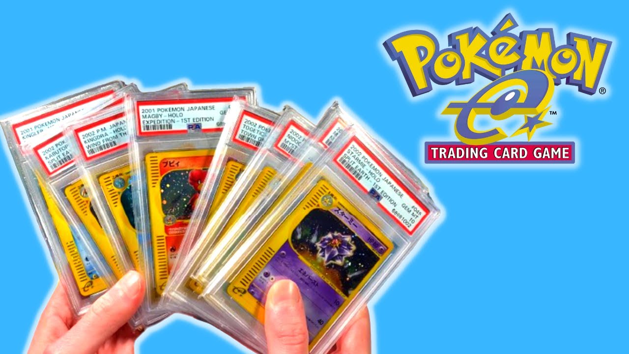 Purchasing Japanese PSA 10 Pokemon E-Series Holo Cards (Skyridge, Aquapolis, Expedition)