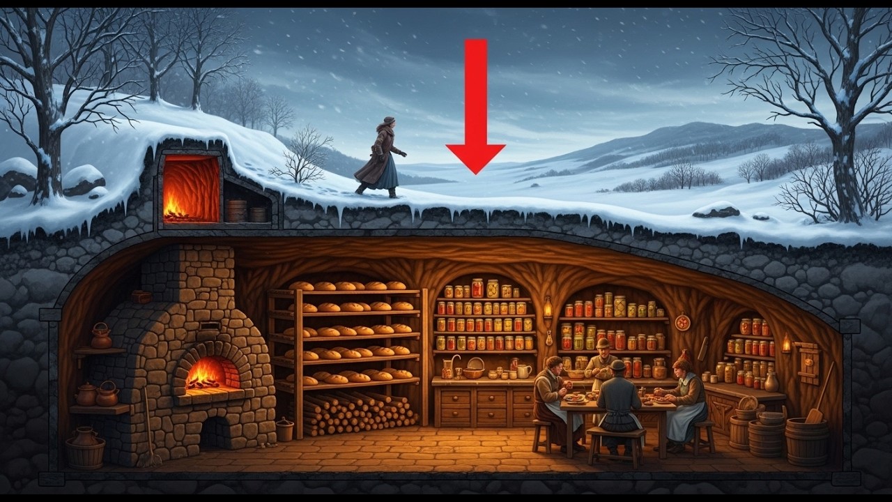 He Carved a Kitchen Into the Frozen Hillside... They Called It Madness Until Bread Saved the Town