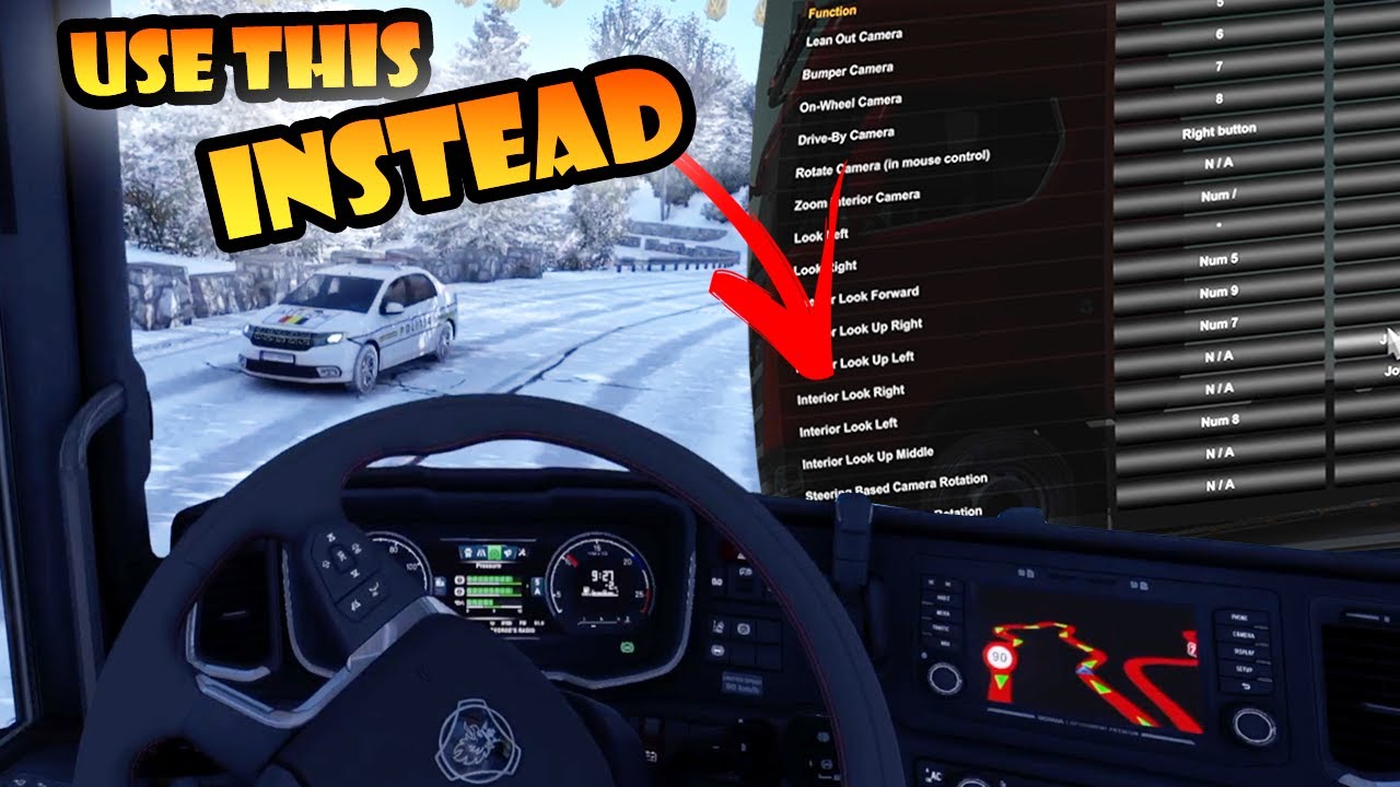 Euro Truck Simulator 2 - Key Binding Tips&Tricks | Tutorial