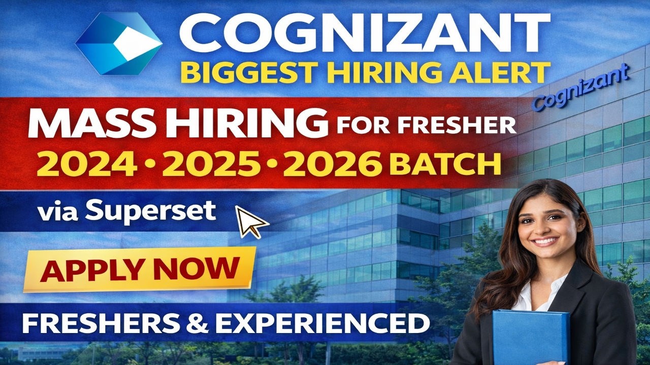 Cognizant |2024, 2025 & 2026 | Analyst Trainee Hiring | Separate Drives Explained | Off Campus