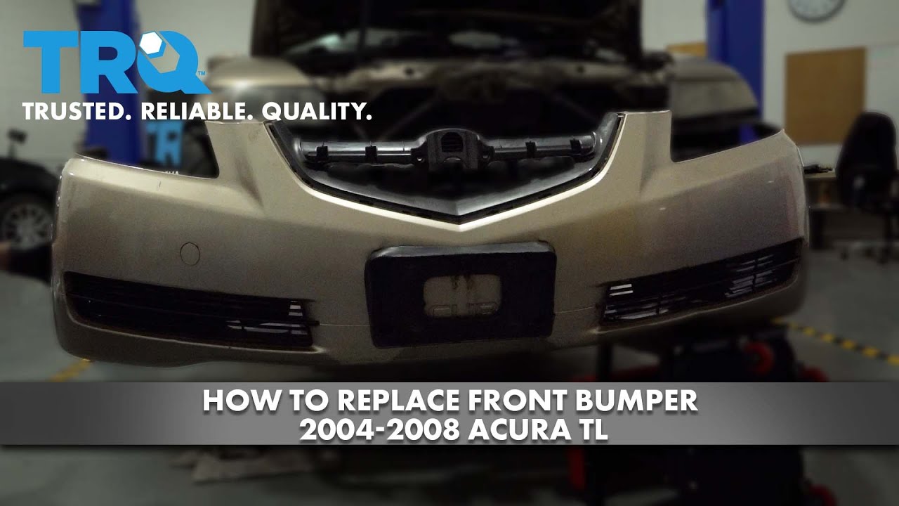 Как заменить передний бампер 2004-2008 Acura TL