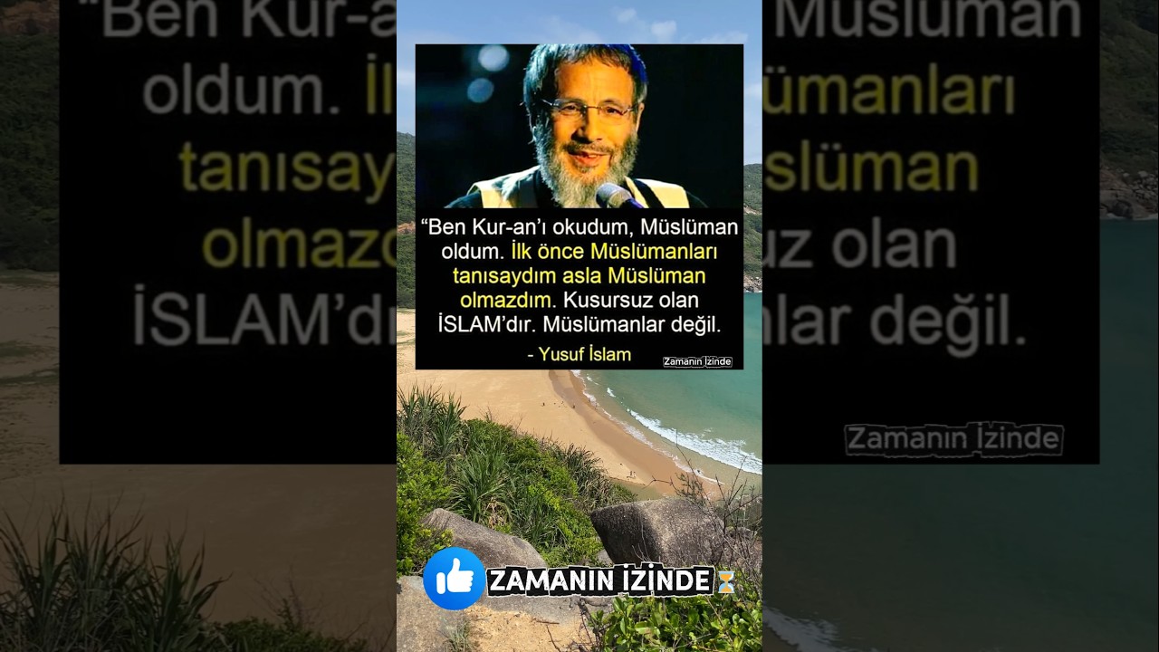 Ben Kur’an’ı okudum, Müslüman oldum.