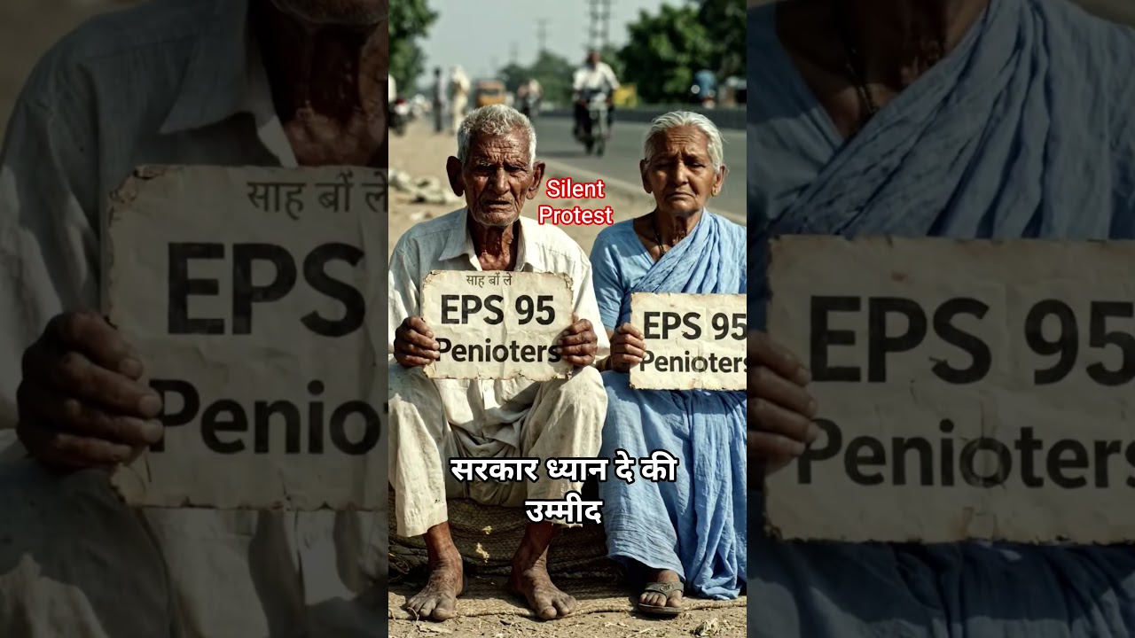EPS 95 Silent Protest #eps95 #minimumpension #epsnewmodel #epfo #eps95pension