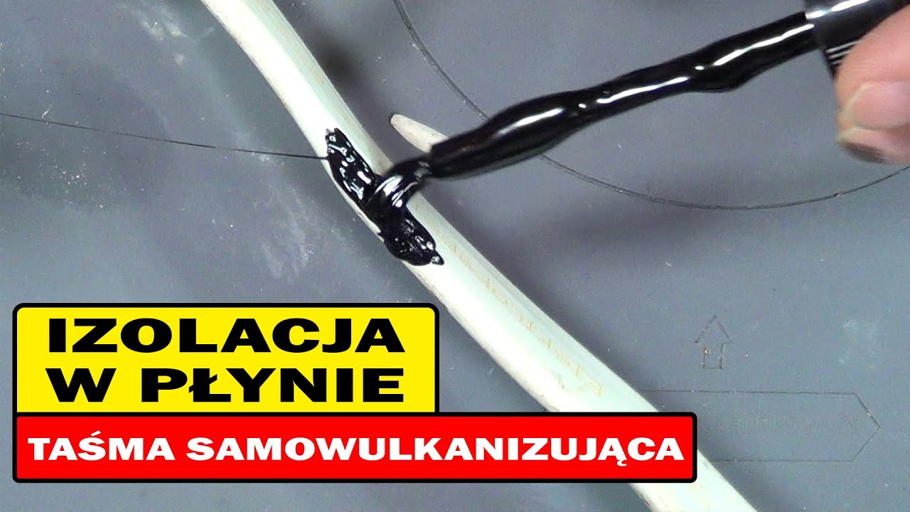 Izolacja w płynie vs taśma samowulkanizująca, ostrzeżenie.