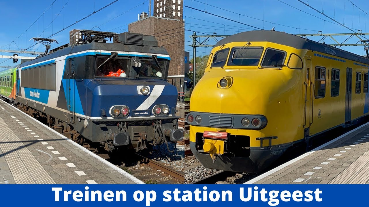 Treinen op station Uitgeest - 9 oktober 2022