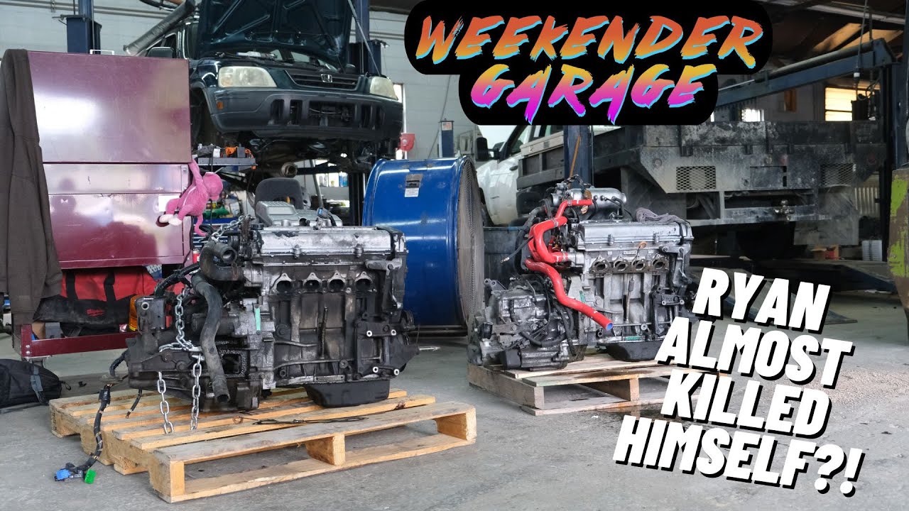 AWD Manual/B20B Swapping Spycy Garage's RD1 CRV