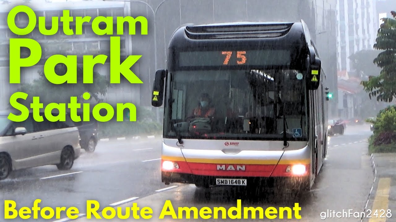 Buses in the Rain at Outram Park Station, Singapore 2023