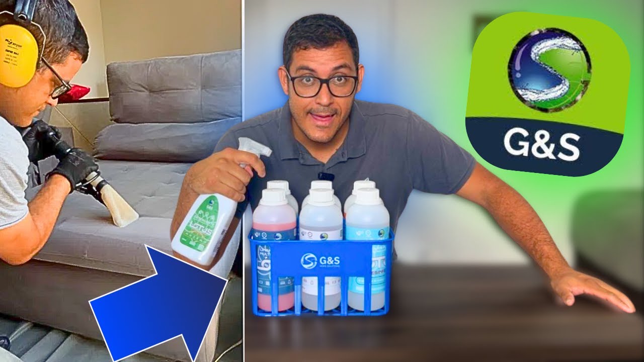 Como utilizar os produtos parta Limpeza de estofados da G&S