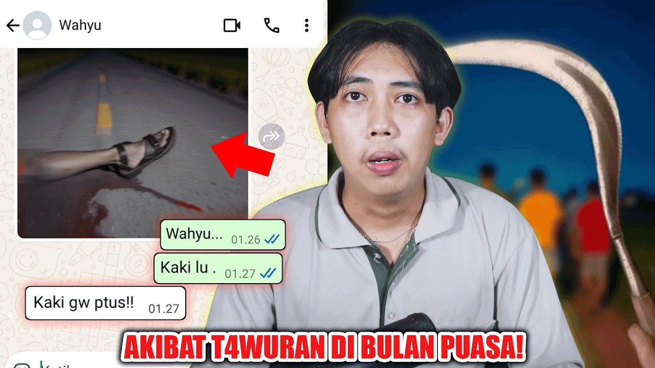 AKIBAT TAWURAN DI BULAN PUASA 😱 | CHAT HISTORY HORROR SERAM