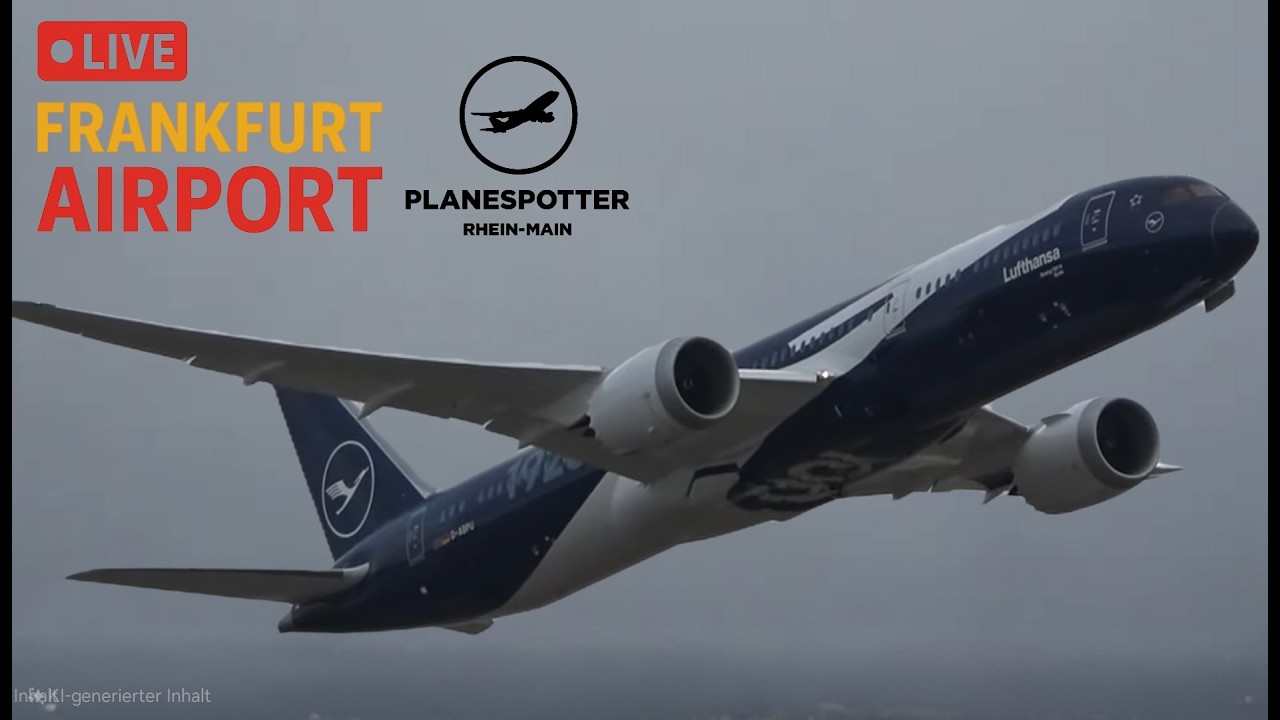 LIVE🔴 Frankfurt Airport Planespotting | Freitag 20.02 | Nachmittags-Traffic am FRA
