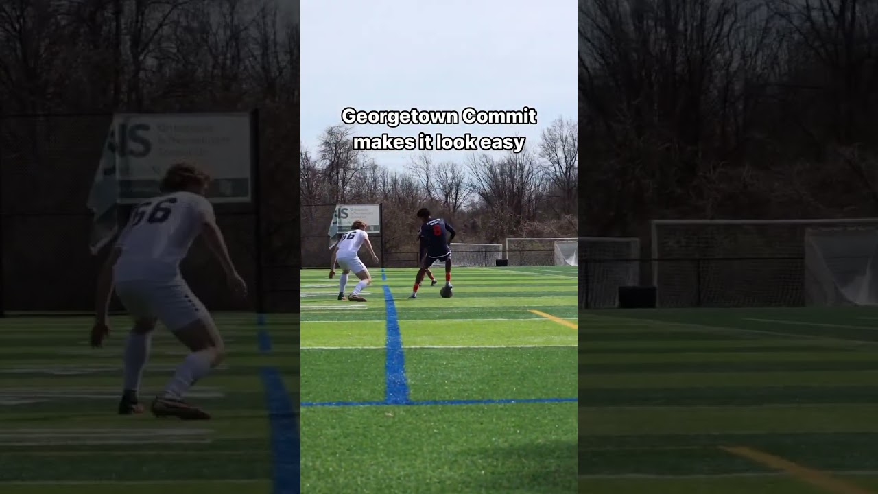 David is too smooth on the ball ⚽️ #soccer #d1 #division1 #ncaa #georgetown #hoyas #hoyasaxa #colle