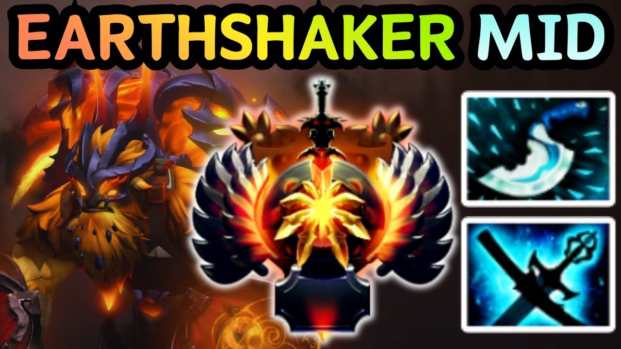 🔥 NEW PATCH 7.40b EARTHSHAKER MID ONE STUN, FULL CONTROL | DOTA 2 GAMEPLAY 🔥
