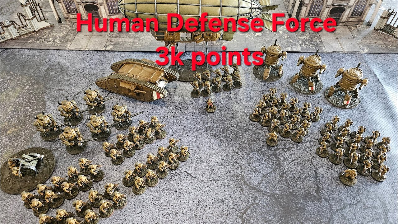 One Page Rules. Human Defense Force 